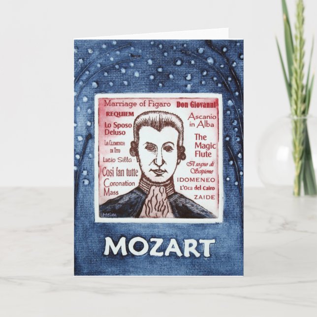cartão MOZART (Frente)