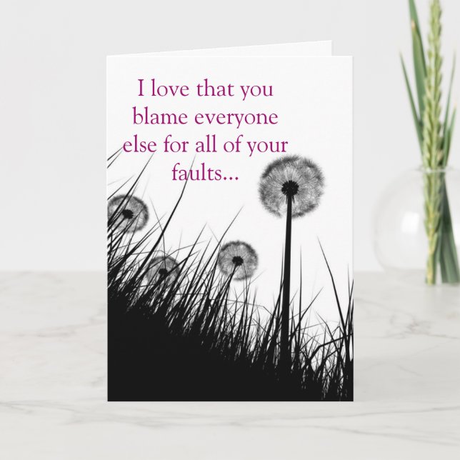 Cartão MP900438734, adoro que culpes todos... (Frente)