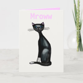 Cartão Mroww significa eu te amo