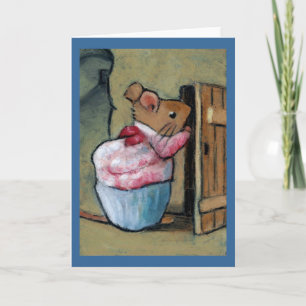 Cartão MRS TITTLEMOUSE (in Oil Pastel) After B. Potter