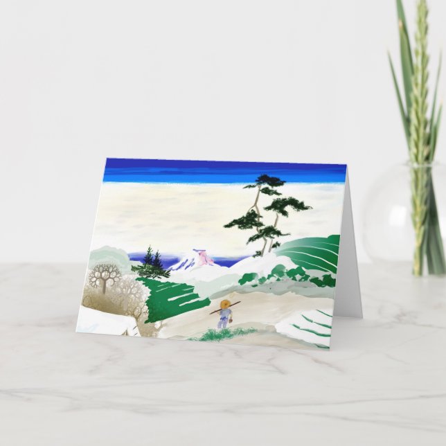 Cartão Mt. Fuji Greeting Card (Frente)