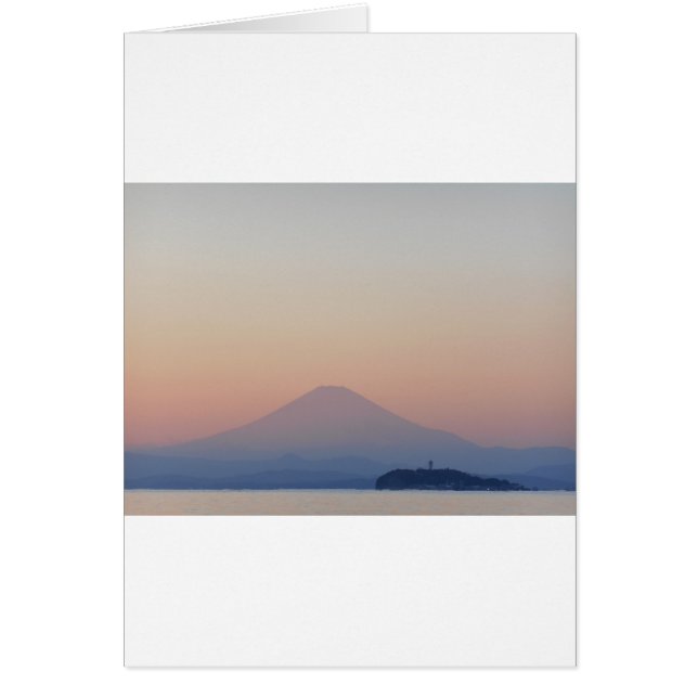Cartão Mt Fuji Sunset (Frente)