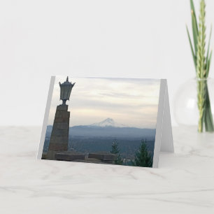 Cartão Mt. Hood, de Rocky Butte, Portland, Oregon