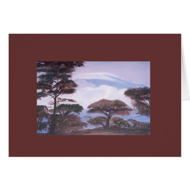 Cartão Mt Kilimanjaro (Frente Horizontal)