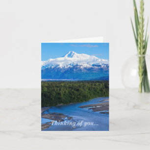Cartão Mt. McKinley Alaska Pensando Em Você