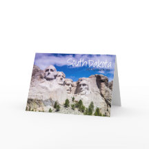 Mt Rushmore Greeting Card