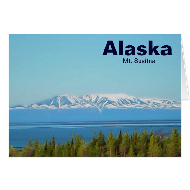 Cartão Mt. Susitna (Frente Horizontal)