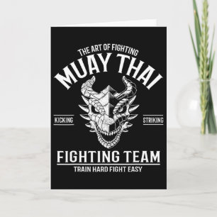 Cartão Muay Thai Boxe Tailandesa Kickboxing