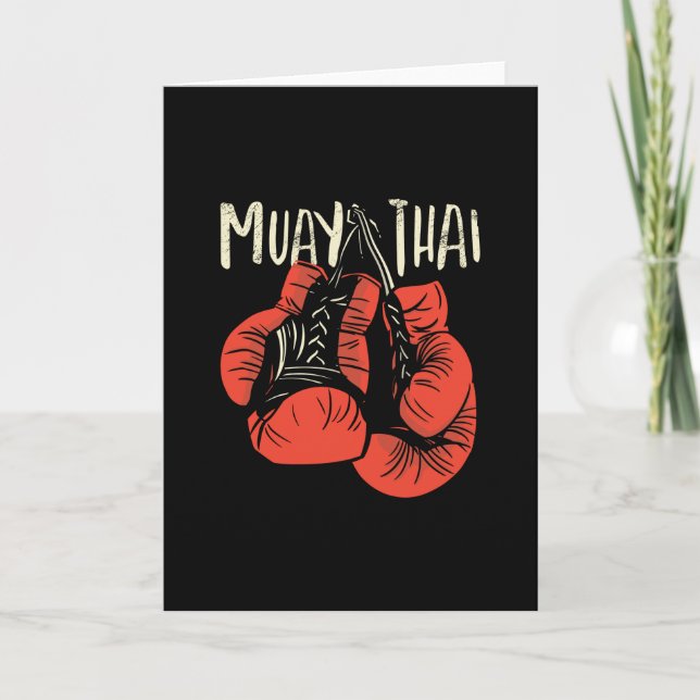 Cartão Muay Thai Boxing (Frente)