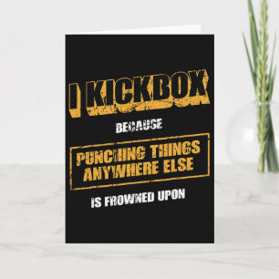 Cartão Muay Thai Kickboxing e Artes Marciais Mistas Diver