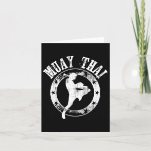 Cartão Muay Thai - Na moda Tailândia Legal Mma Boxar Gear