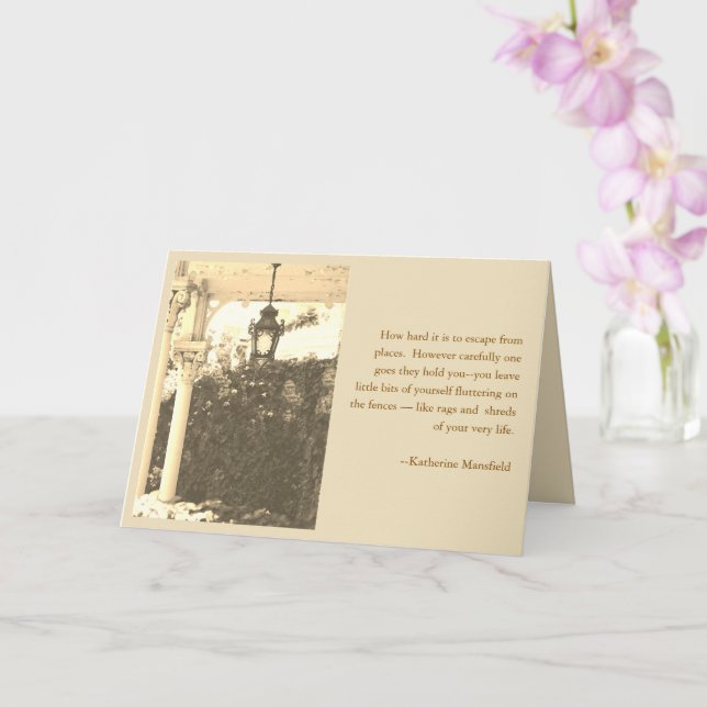 CARTÃO MUDANÇA + CITAÇÃO SOBRE DEIXAR (Orquídea)