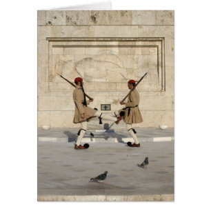 Cartão Mudança das guardas