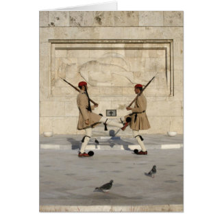 Cartão Mudança das guardas