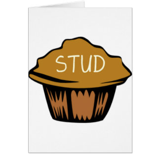 Cartão Muffin do parafuso prisioneiro bonito