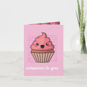 Cartão Muffin se compara a você lindo dia dos namorados