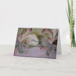 Cartão Muitas saudações