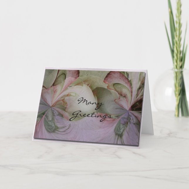 Cartão Muitas saudações (Frente)