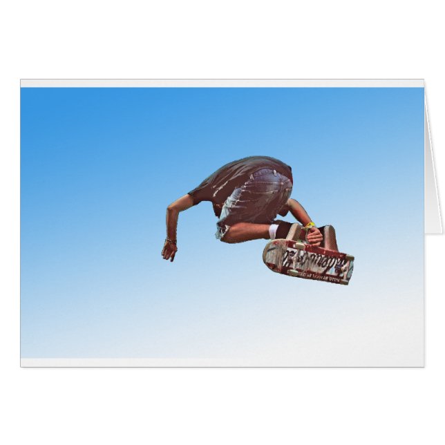 Cartão Muito ao alto (Frente Horizontal)