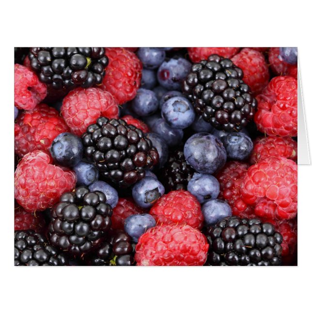 Cartão Muito Berry (Frente horizontal)