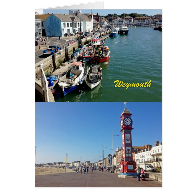 Cartão Muito bom Weymouth! (Frente)