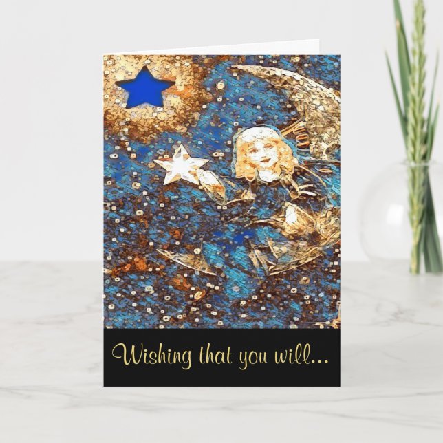 Cartão Muito em breve - Faça um desejo (Frente)