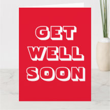 Muito em breve, vermelho branco moderno ousado