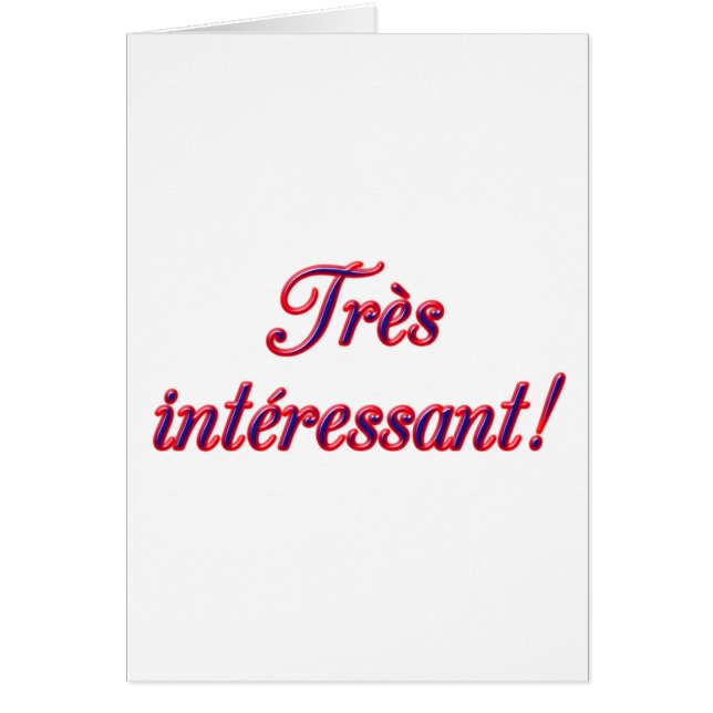 Cartão muito interessante (Frente)