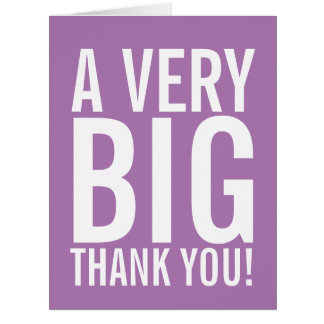 Cartão Muito Obrigado