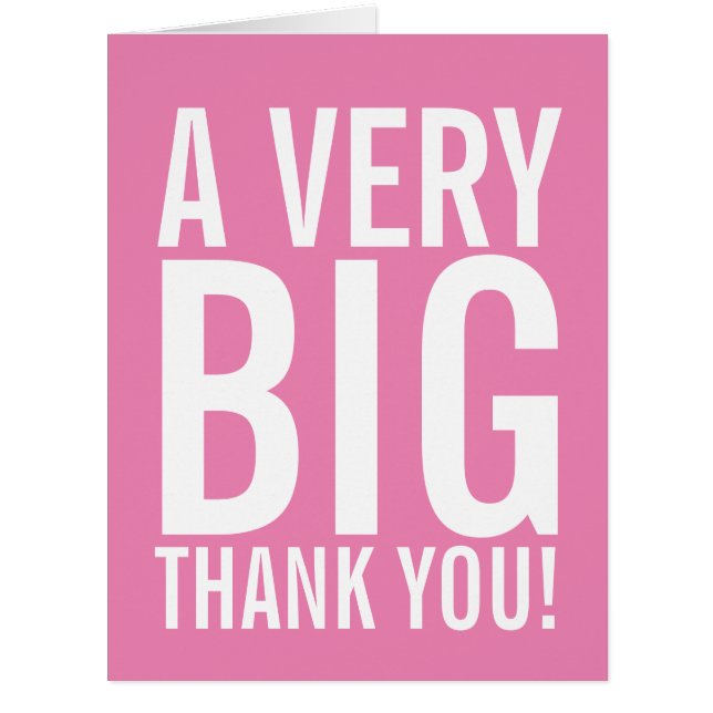 Cartão Muito Obrigado (Frente)