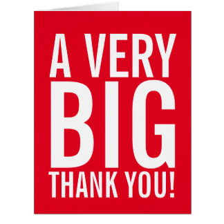 Cartão Muito Obrigado