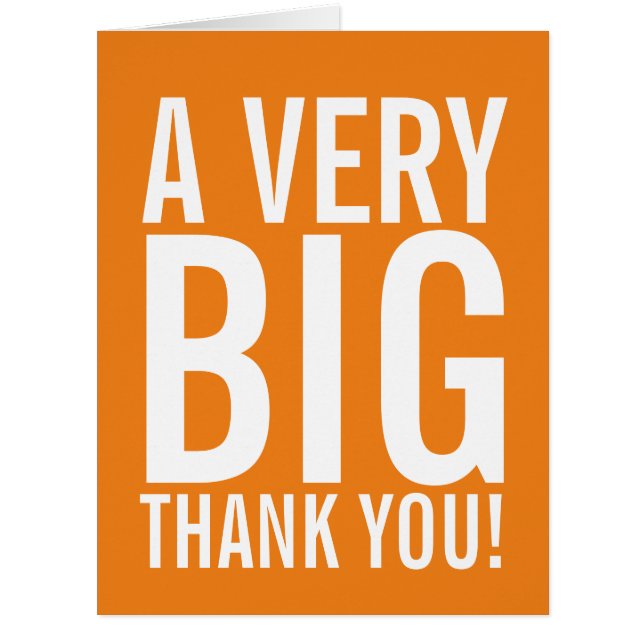 Cartão Muito Obrigado (Frente)