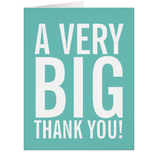 Cartão Muito Obrigado