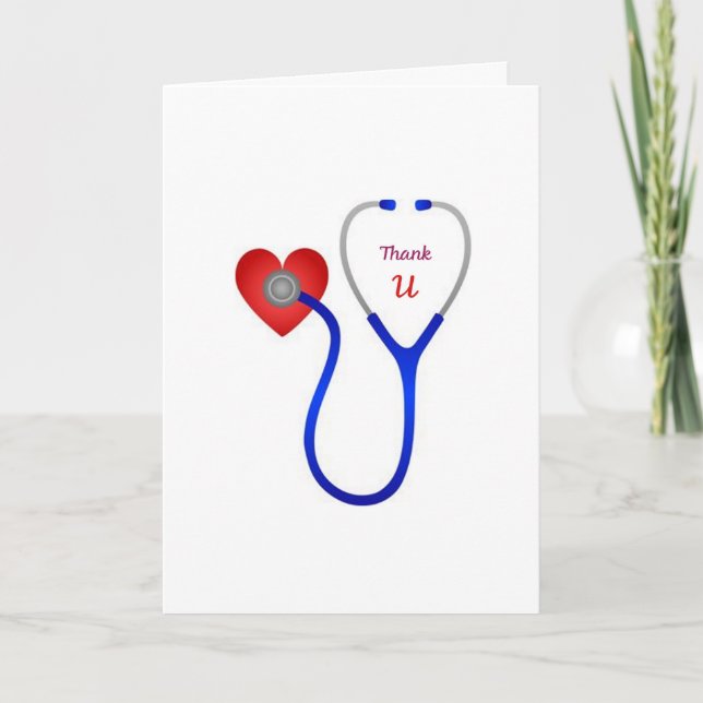 Cartão Muito Obrigado, Doutor (Frente)