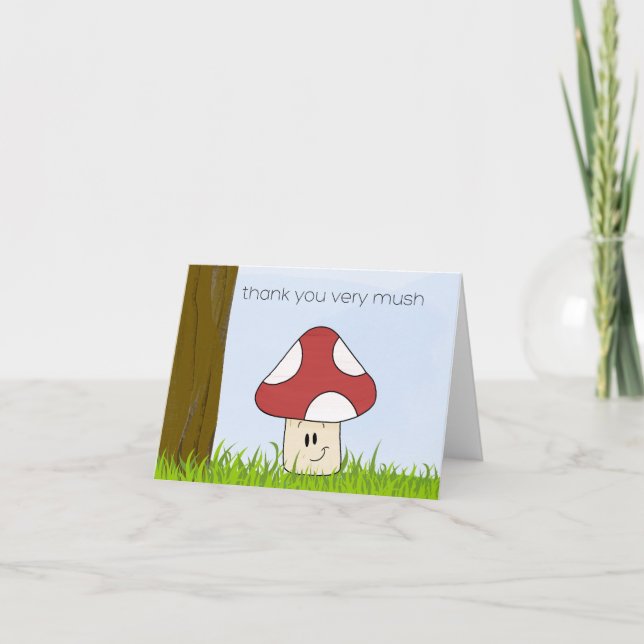 Cartão Muito obrigado, muito obrigado (Frente)