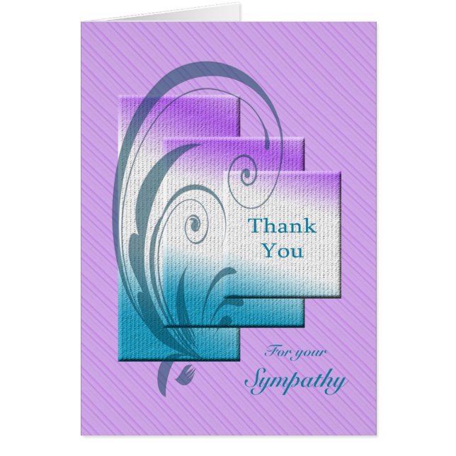 Cartão Muito obrigado pela vossa simpatia (Frente)