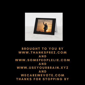 Cartão Muito obrigado, Senhor Presidente Joe Biden