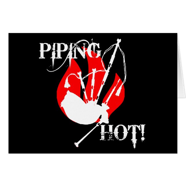 Cartão Muito quente! (Frente Horizontal)