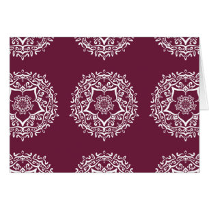 Cartão Mulberry Mandala