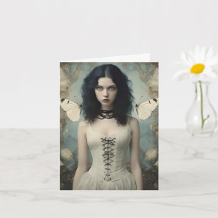 Cartão Mulher-Borboleta gótico, Todas as Ocasiões