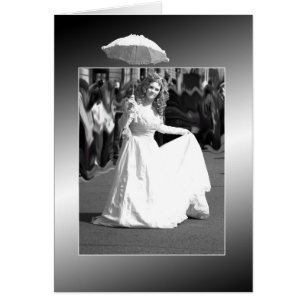 Cartão Mulher branca.