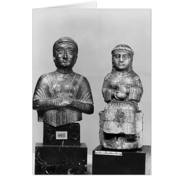 Cartão Mulher com xale (Frente)