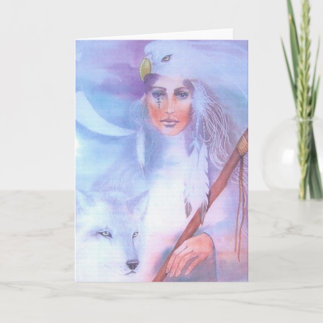 Cartão mulher da medicina (Frente)