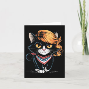 Cartão Mulher De Gato Engraçada Sem Filhos Votando Kama
