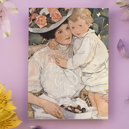 Cartão Mulher e Criança