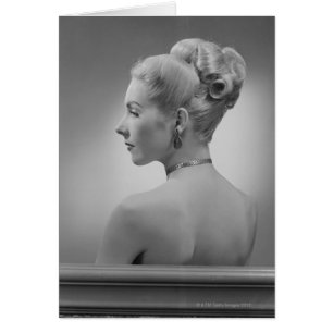 Cartão Mulher elegante