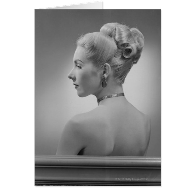 Cartão Mulher Elegante (Frente)