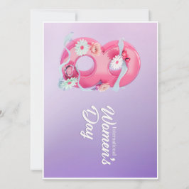 Cartão "Mulher empoderada, Feliz Dia!"