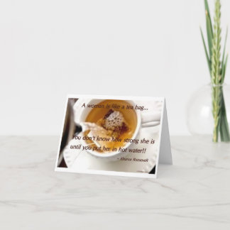 Cartão Mulher Forte