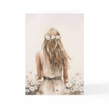 Mulher Jovem No Campo De Daisy